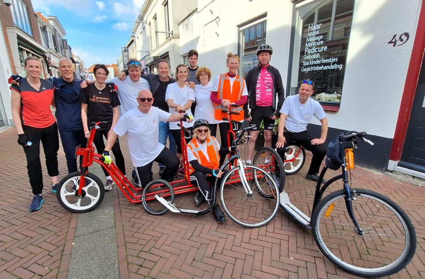 Antwerpen Steppers leggen 200 kilometer af voor Huntington