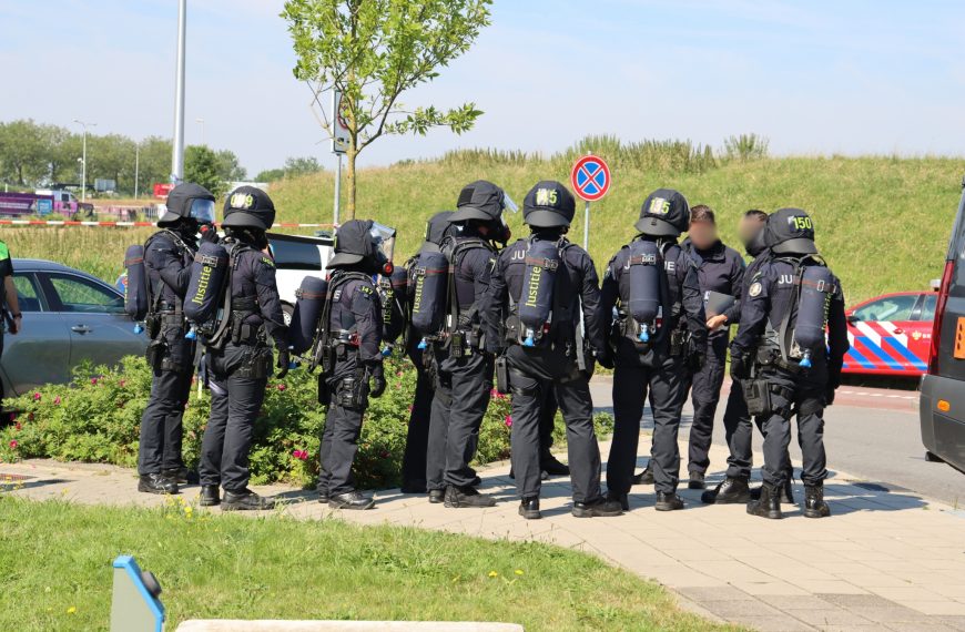 Grote oefening bij Borgtweg Spijkenisse