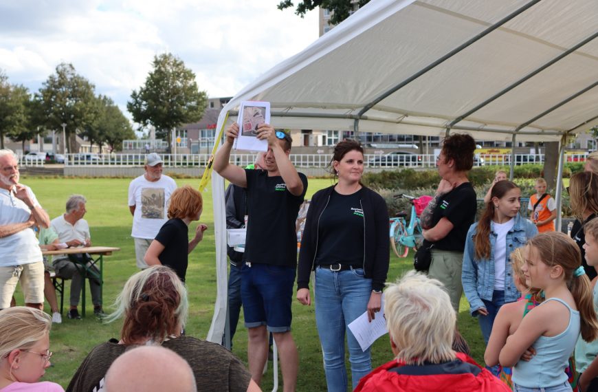 Fietspuzzeltocht georganiseerd door buurtvereniging Schenkel