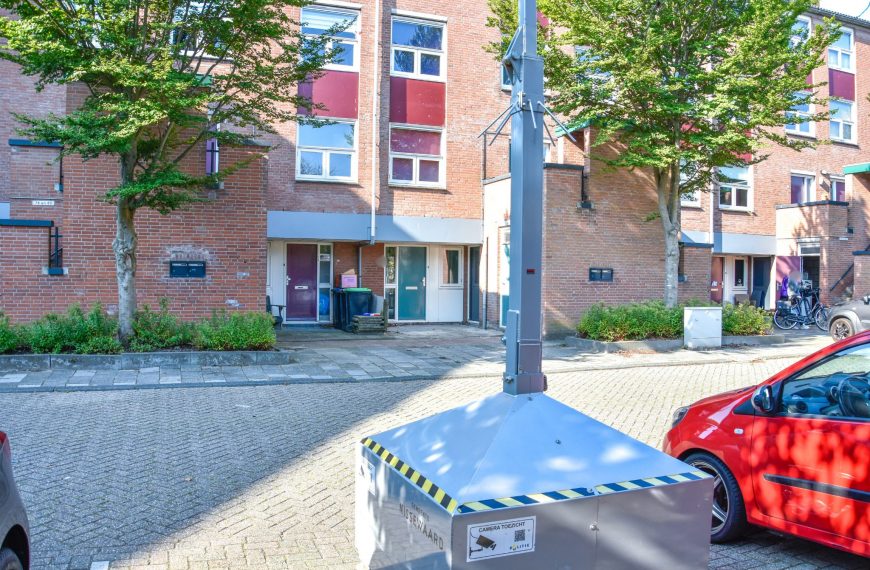 Mobiele camera geplaatst voor woning Lavasdonk Spijkenisse