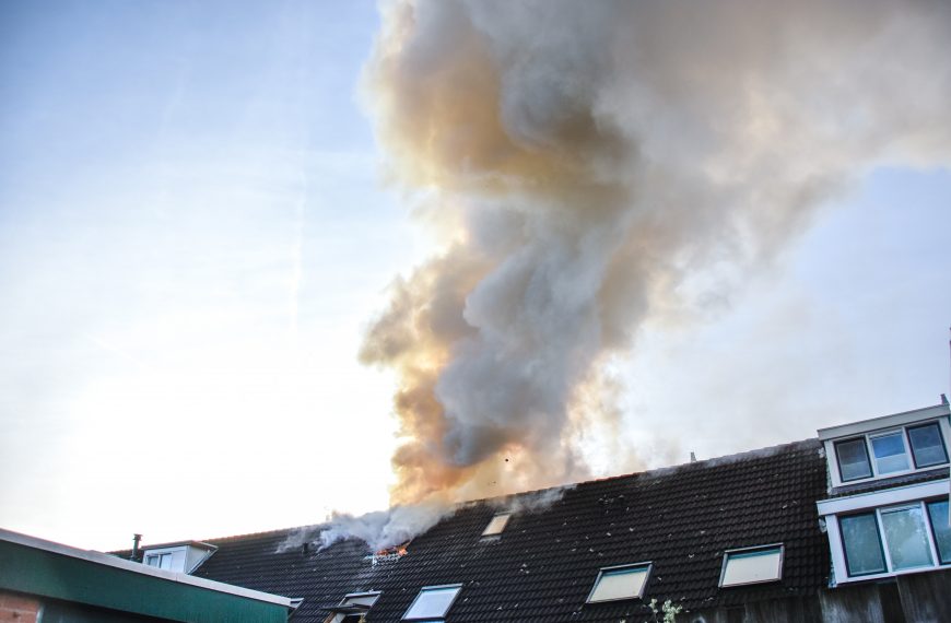 Uitslaande brand Wikkedreef Spijkenisse