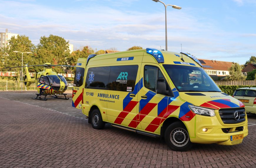 Traumahelikopter ingezet voor slachtoffer Zuidpassage