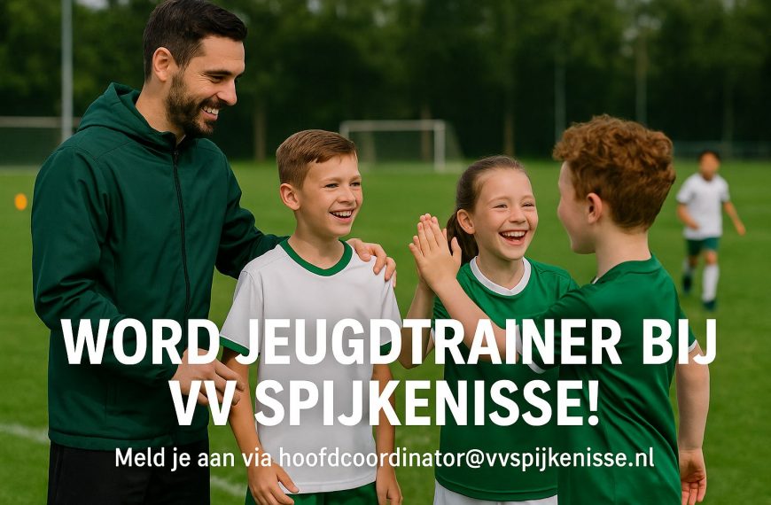 VV Spijkenisse zoekt jeugdtrainers