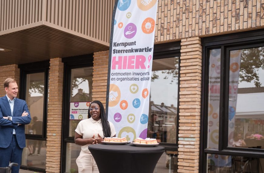 Nieuwe ontmoetingsplek in Sterrenkwartier geopend ”Kernpunt Sterrenkwartier