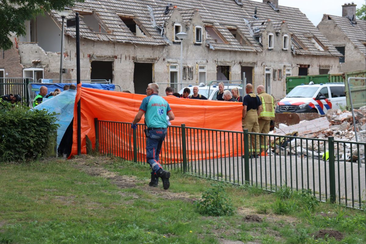 Onderzoek na overlijden op bouwlocatie Spijkenisse