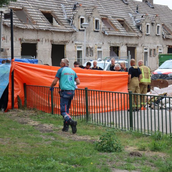 Onderzoek na overlijden op bouwlocatie Spijkenisse